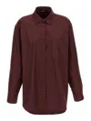 The Andamane Cotton Sweater In Clothing In Burgundy