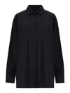 The Andamane Structured Collar Long Sleeves Chest Pocket In Black