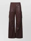THE ANDAMANE CARGO POCKETS POLYESTER BLEND TROUSERS