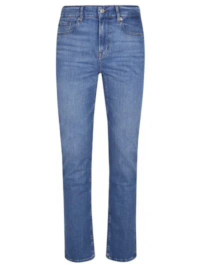 The Andamane Classic Straight-leg Denim Trousers In Mustard