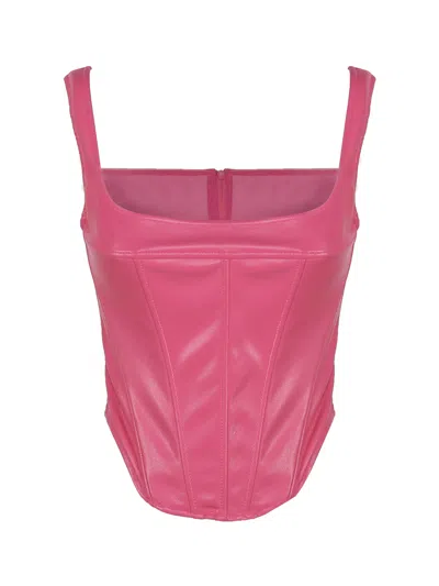 The Andamane Corset-style Top In Fuchsia