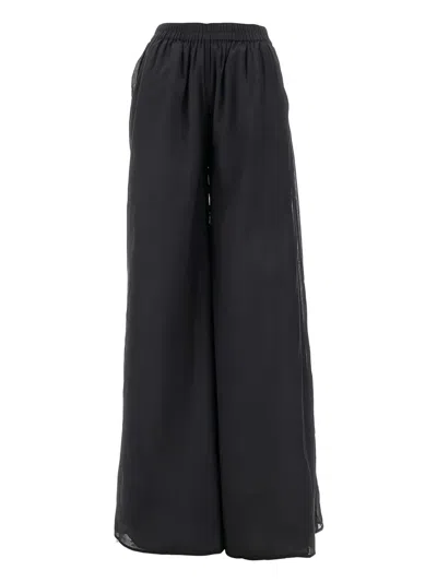 The Andamane Cotton Trousers In Black
