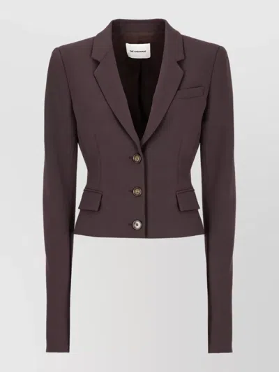 The Andamane Crepe Blazer In Brown