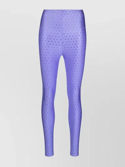 THE ANDAMANE CRYSTAL HIGH-WAISTED SKINNY LEGGINGS