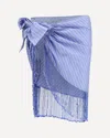 The Andamane Dolly Wrap Skirt In Blue
