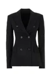 The Andamane Stretch Polyester Blazer With Button Detailing
