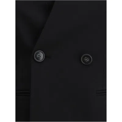 The Andamane Doubled-breasted Jacket In Black