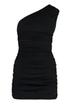 The Andamane Women's Draped One Shoulder Dress