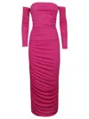 The Andamane Linda Stretch Jersey Midi Dress In Multicolor