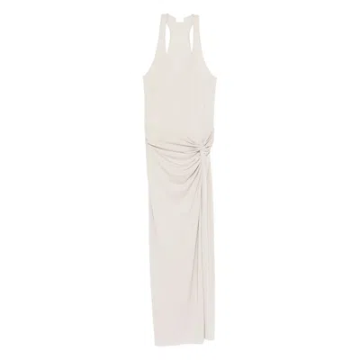 The Andamane Juno Twisted Maxi Dress In Neutral
