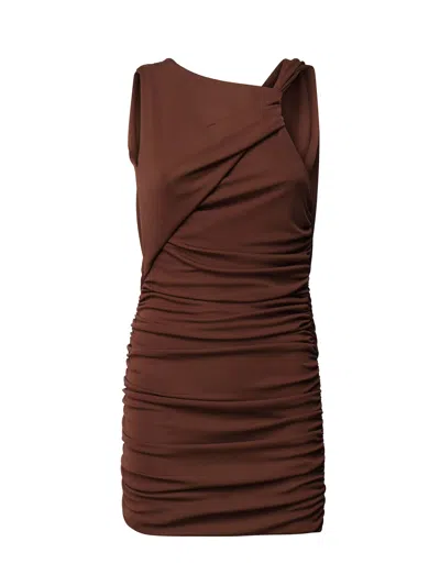 THE ANDAMANE DRESS WITH DRAPE