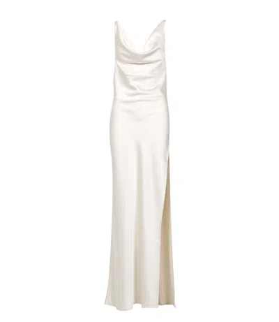 The Andamane Dresses Ivory In Silver
