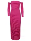 The Andamane Linda Stretch Jersey Midi Dress In Multicolor