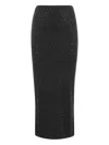 The Andamane Embellished Skirt In Black