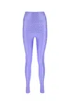 The Andamane Crystal High-waisted Skinny Leggings In Liliac