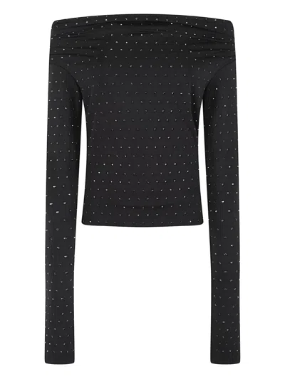 The Andamane Embellished Top In Black