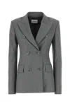 The Andamane Embroidered Jacquard Shannon Blazer In Gray