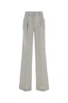 The Andamane Embroidered Linen Blend Vissia Wide-leg Pant