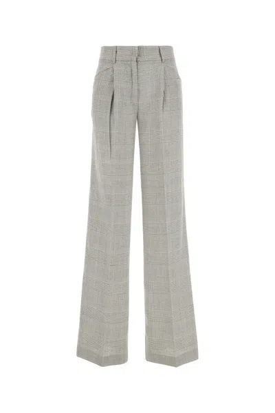 The Andamane Embroidered Linen Blend Vissia Wide-leg Pant In Multicolor