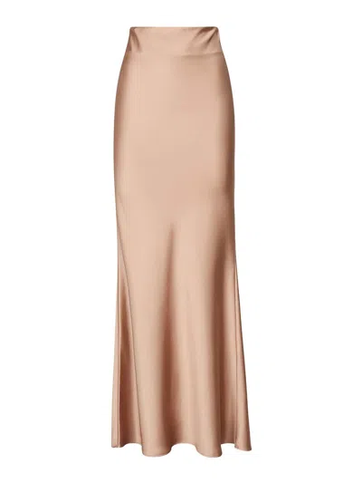 THE ANDAMANE LONG SATIN SKIRT