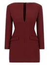 The Andamane Tilde Structured Blazer Dress In Red