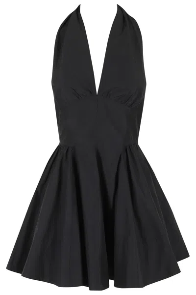 The Andamane Flared Mini Dress With American Neckline