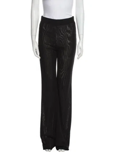 Pre-owned The Andamane Flared Pants In Black