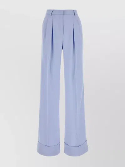 THE ANDAMANE FOLDED HEMLINE WIDE-LEG TROUSERS