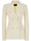 The Andamane Giacca In Gabardine Stretch Avorio  Donna In Neutrals