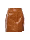 The Andamane Gioia Miniskirt In Brown
