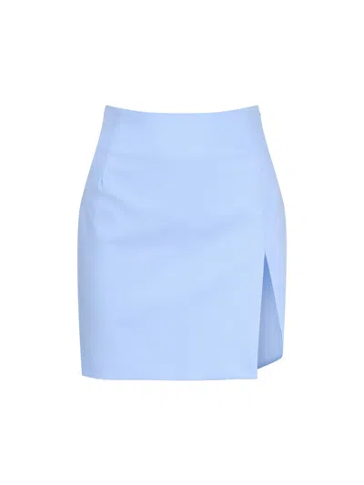 THE ANDAMANE GIOIA MINISKIRT WITH SIDE SLIT