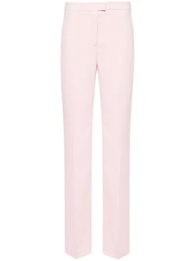 The Andamane High-waist Straight-leg Trousers In Pink