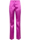 The Andamane Gladys Straight Tailored Trousers In Pink