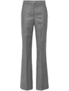 The Andamane High-waisted Gray Trousers In Grey