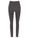 The Andamane High-waisted Stretch Fabric Seamless Leggings In Gray