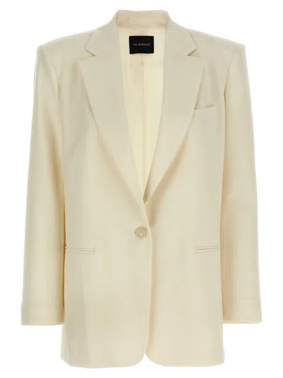 The Andamane White Guia Single-breasted Blazer
