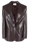The Andamane Guia Oversized Blazer In Brown