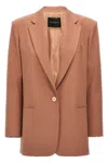 The Andamane Notched Lapels Single-breasted Blazer