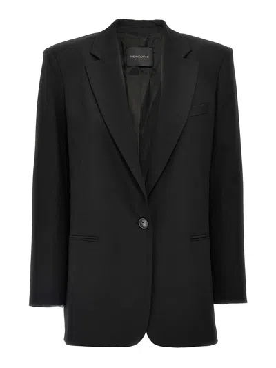 The Andamane Guia Single-breasted Blazer In Black