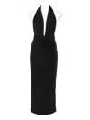 The Andamane American Neck Dress In Black