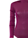 The Andamane High-neck Bodysuit In Purple