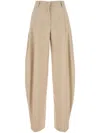The Andamane High-waist Trousers In Brown