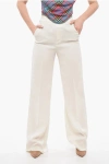 THE ANDAMANE HIGH-WAISTED PANTS WITH STRAIGHT FIT