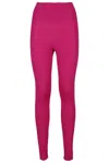 The Andamane Holly 80's High-waisted Leggings In Pink