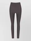 The Andamane High-waisted Stretch Fabric Seamless Leggings In Gray