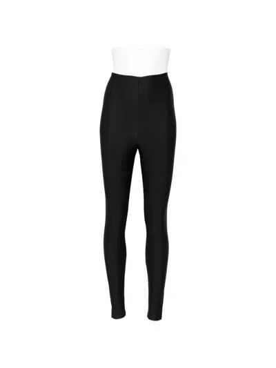 The Andamane High-waisted Trousers In Black