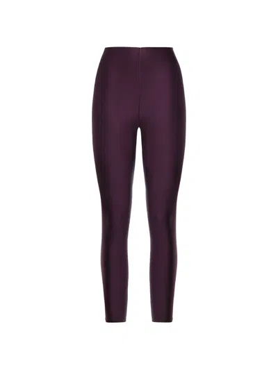 The Andamane High-shine Leggings In Purple