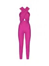 The Andamane Hola One-piece Suit In Fuchsia