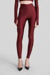 The Andamane Holly 80 S Leggings In Bordeaux Polyamide In Burgundy