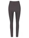 The Andamane High-waisted Stretch Fabric Seamless Leggings In Gray